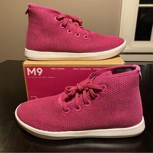 allbirds Tree Topper high top in Nikau Tourmaline (pink) mens 9 or women’s 10.5